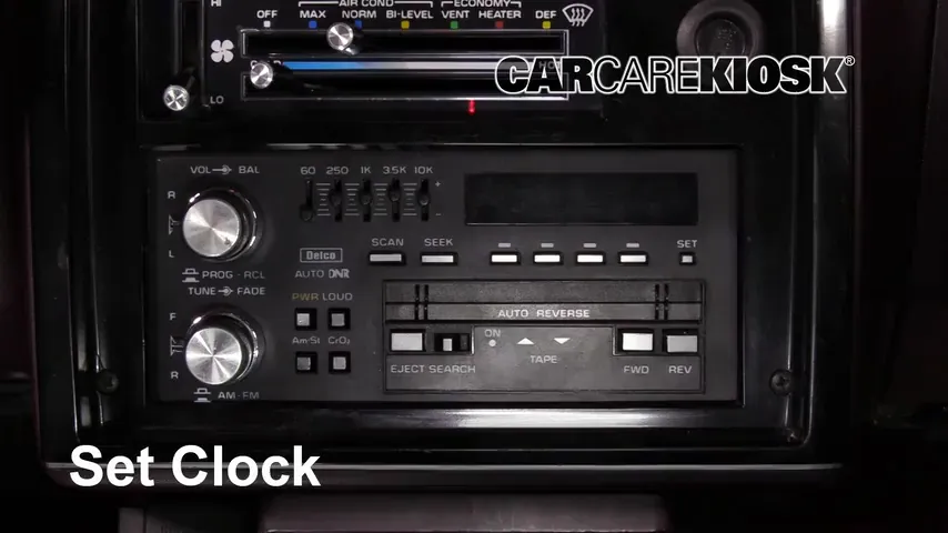 1987 Chevrolet El Camino 5.0L V8 Clock